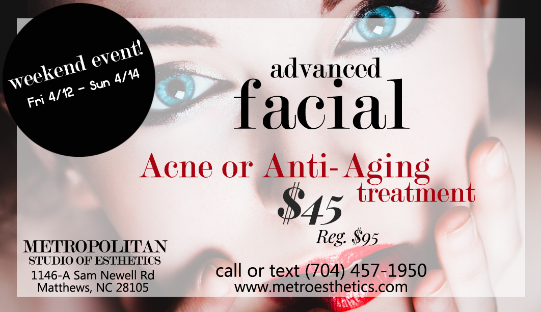 Acne and Anti-Aging Facial, Matthews, NC